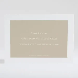 Carte de voeux Rectangle 5 photos*Faire-part Elégant Sale