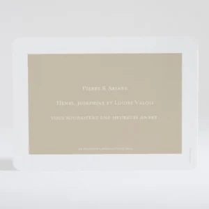 Carte de voeux Rectangle 5 photos*Faire-part Elégant Sale