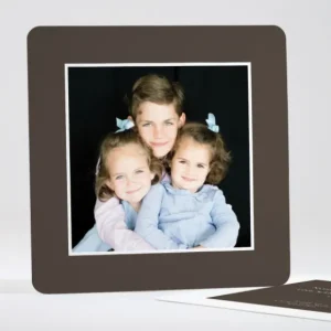 Carte de voeux Simplicite photo*Faire-part Elégant Best