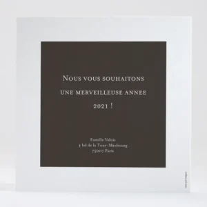Carte de voeux Sucres d'orge*Faire-part Elégant Outlet