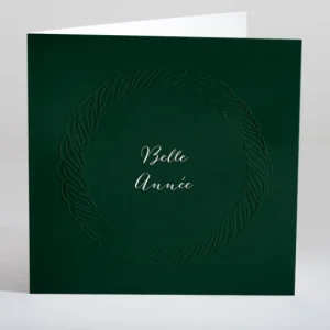 Carte de voeux Tresse delicate*Faire-part Elégant New