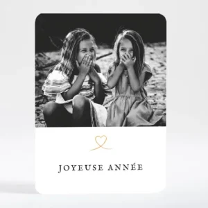 Carte de voeux Une famille en or*Faire-part Elégant Outlet