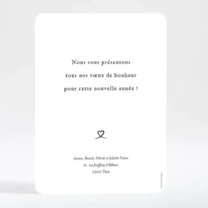 Carte de voeux Une famille en or*Faire-part Elégant Outlet