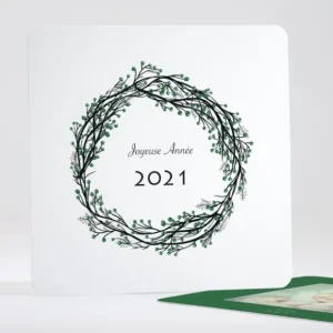Carte de voeux Winter*Faire-part Elégant Hot