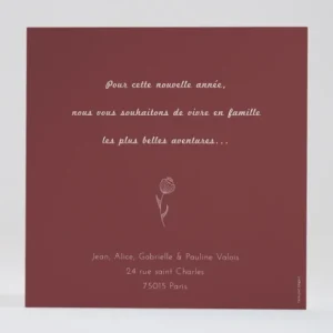 Carte de voeux Wishes*Faire-part Elégant Discount