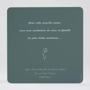 Carte de voeux Wishes*Faire-part Elégant Discount