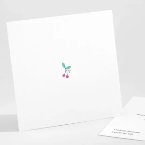Carton d'invitation mariage Cherry cherry dore*Faire-part Elégant Sale