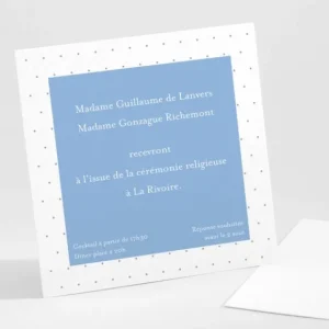 Carton d'invitation mariage Coeur origami*Faire-part Elégant Sale