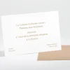 Carton d'invitation mariage Kraft classique*Faire-part Elégant Online