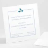 Carton d'invitation mariage Liberty framboises*Faire-part Elégant New