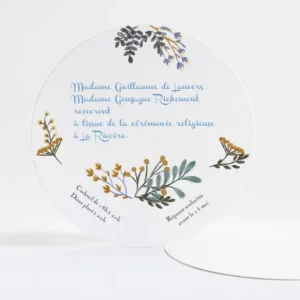 Carton d'invitation mariage Chlorophylle*Faire-part Elégant Outlet