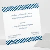 Carton d'invitation mariage Pattern montagneux*Faire-part Elégant Best