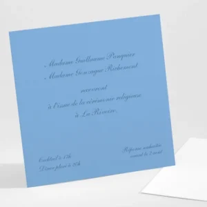 Carton d'invitation mariage Liberty elegant*Faire-part Elégant Hot