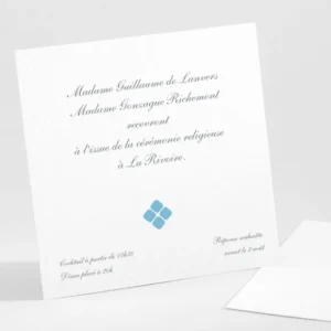 Carton d'invitation mariage Jolies tomettes*Faire-part Elégant Clearance