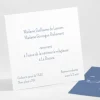 Carton d'invitation mariage Couronne fleurs blanches*Faire-part Elégant New