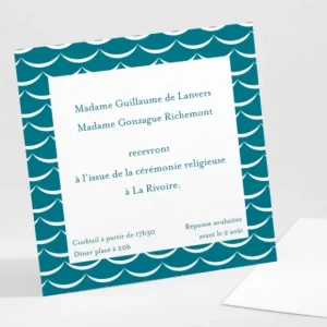 Carton d'invitation mariage Joli sourire*Faire-part Elégant Outlet