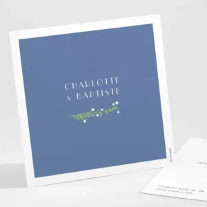 Carton d'invitation mariage Virtuosite*Faire-part Elégant Fashion