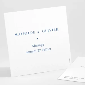 Carton d'invitation mariage Cliche*Faire-part Elégant Hot