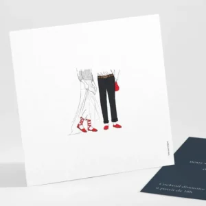 Carton d'invitation mariage Pays Basque*Faire-part Elégant New