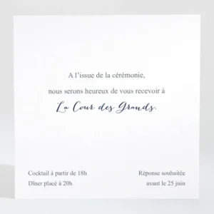 Carton d'invitation mariage Lyon*Faire-part Elégant Clearance