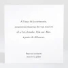 Carton d'invitation mariage Bordeaux*Faire-part Elégant Sale