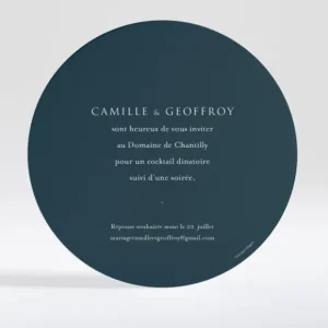 Carton d'invitation mariage Nature elegante*Faire-part Elégant Discount