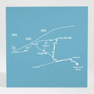 Carton d'invitation mariage Chic & sobre*Faire-part Elégant Outlet