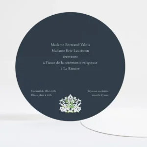 Carton d'invitation mariage Gypsophile*Faire-part Elégant Discount