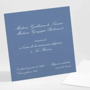 Carton d'invitation mariage Elegance scandinave*Faire-part Elégant Clearance