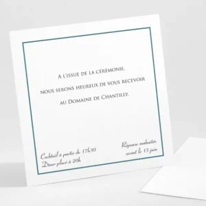 Carton d'invitation mariage Jardin tropical*Faire-part Elégant Outlet