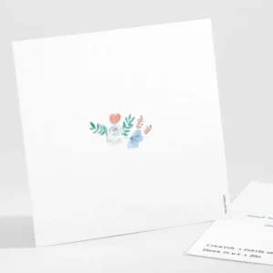 Carton d'invitation mariage Tendre Floraison*Faire-part Elégant Discount