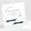 Carton d'invitation mariage Gazouillis*Faire-part Elégant Sale