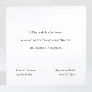Carton d'invitation mariage Cherry cherry vif*Faire-part Elégant Hot