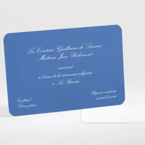 Carton d'invitation mariage Traditionnel rectangle*Faire-part Elégant Discount