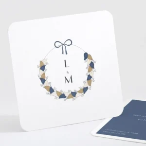 Carton d'invitation mariage Eternite*Faire-part Elégant Online