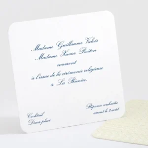 Carton d'invitation mariage Classique scandinave*Faire-part Elégant Sale