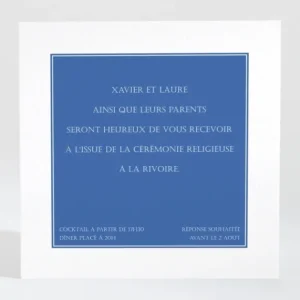 Carton d'invitation mariage Mimosa*Faire-part Elégant New