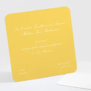 Carton d'invitation mariage Traditionnel triptyque*Faire-part Elégant Fashion