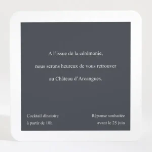 Carton d'invitation mariage Cherry cherry vif*Faire-part Elégant Hot
