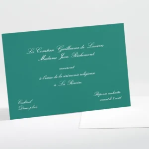 Carton d'invitation mariage Traditionnel rectangle*Faire-part Elégant Discount