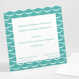 Carton d'invitation mariage Joli sourire*Faire-part Elégant Outlet