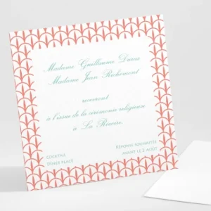 Carton d'invitation mariage Belle promesse*Faire-part Elégant Discount