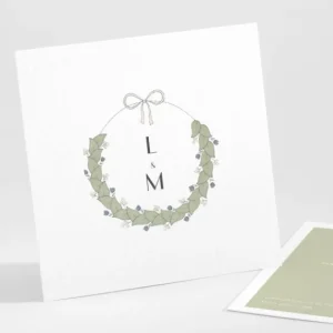 Carton d'invitation mariage Eternite*Faire-part Elégant Online