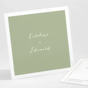Carton d'invitation mariage Envolee*Faire-part Elégant New