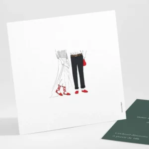 Carton d'invitation mariage Pays Basque*Faire-part Elégant New