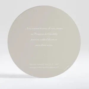 Carton d'invitation mariage Poesie doree*Faire-part Elégant Discount