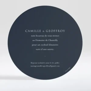 Carton d'invitation mariage Nature elegante*Faire-part Elégant Discount