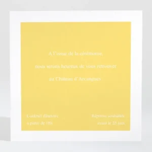 Carton d'invitation mariage Cherry cherry vif*Faire-part Elégant Hot