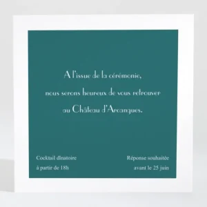 Carton d'invitation mariage Cherry cherry dore*Faire-part Elégant Sale