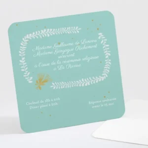 Carton d'invitation mariage Arlette & Albin*Faire-part Elégant Discount